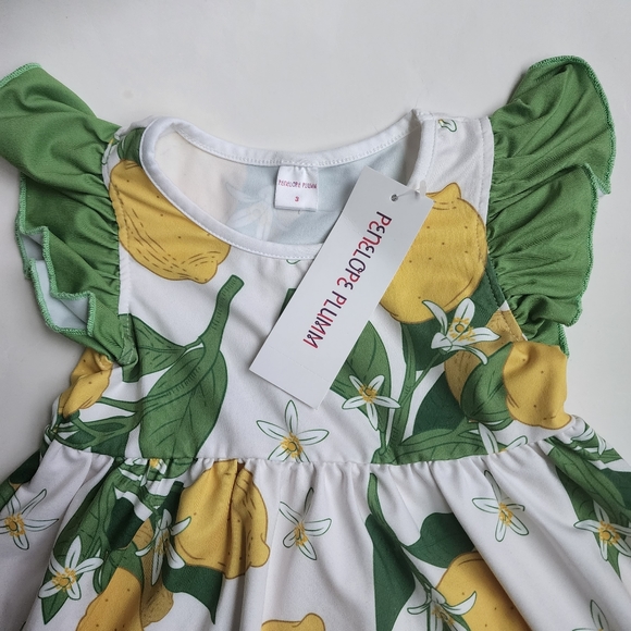Penelope Plumm lemonade dress | little girls 3 - Picture 4 of 6